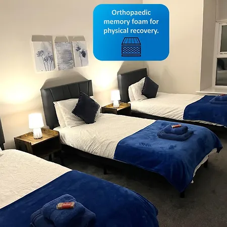 Contractor & Team Flat - 4 Separate Beds - Parking & 1gb Wifi Χαρογκέιτ