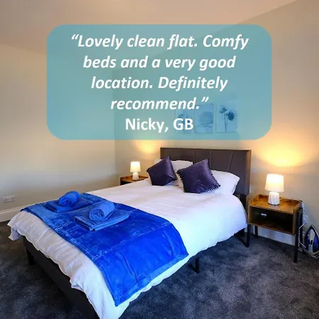 Apartment Contractor&team Flat - 4 Separate Beds - Parking&1gb Wifi Harrogate